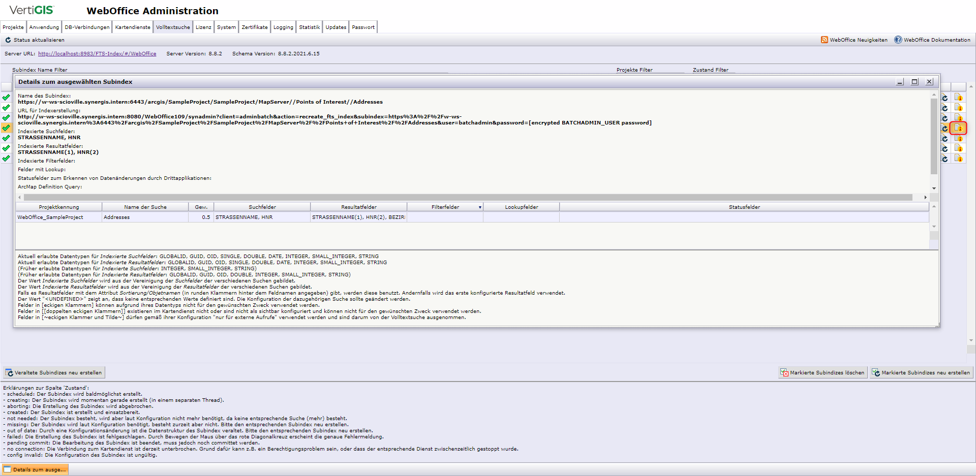 <%SYNAMDIN%> Volltextsuche Subindex Details <%SYNAMDIN%> Volltextsuche Subindex Details