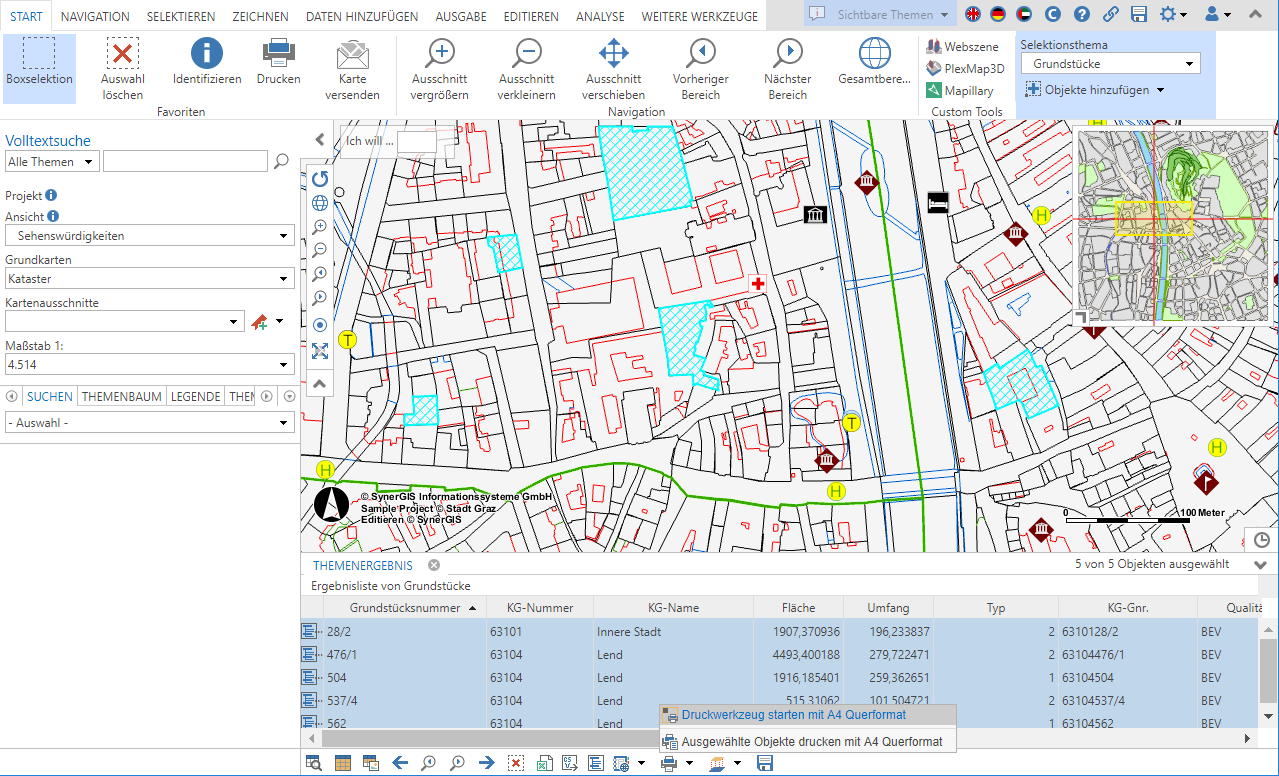 Drucken aus Suchergebnis ohne Seriendruck Drucken aus Suchergebnis ohne Seriendruck