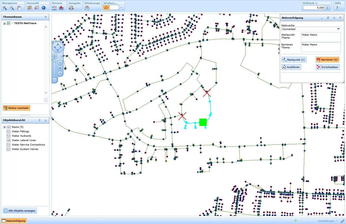 Netzverfolgung im WebOffice html Client Netzverfolgung im WebOffice html Client