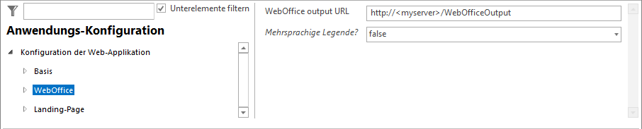Konfiguration - WebOffice Konfiguration - WebOffice