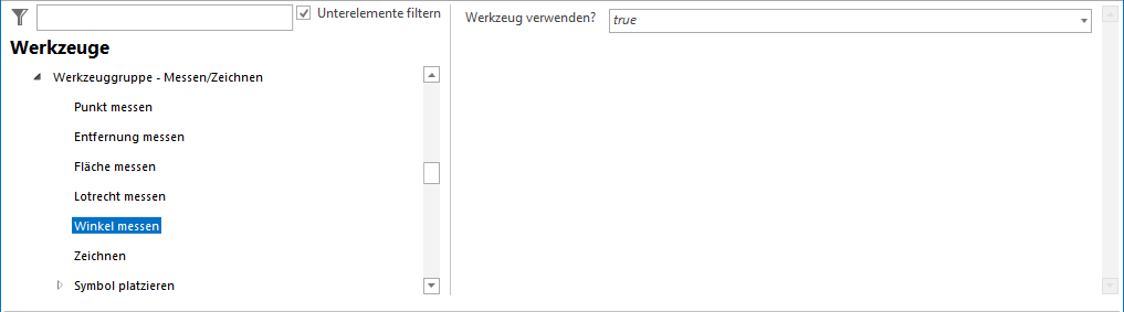 Konfiguration Messen - Winkel/Länge Konfiguration Messen - Winkel/Länge