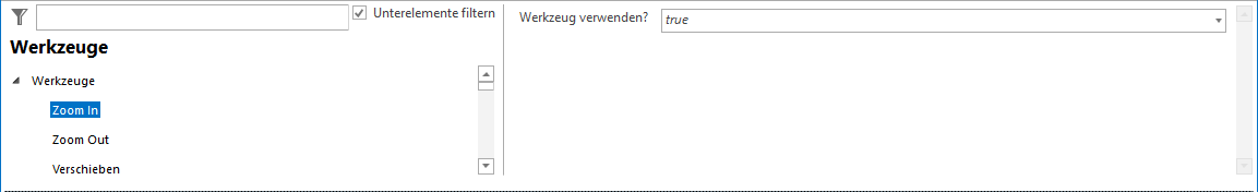 Konfiguration Zoom In Konfiguration Zoom In