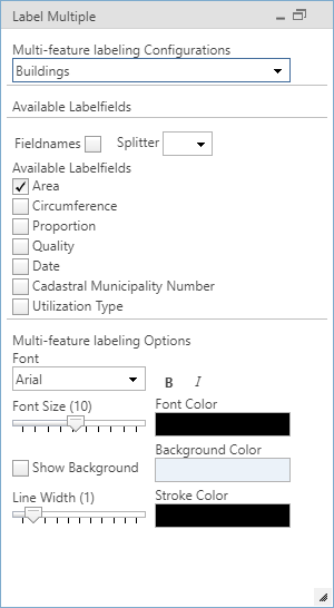 Dialog Multi Labeling in the WebOffice core client Dialog Multi Labeling in the WebOffice core client
