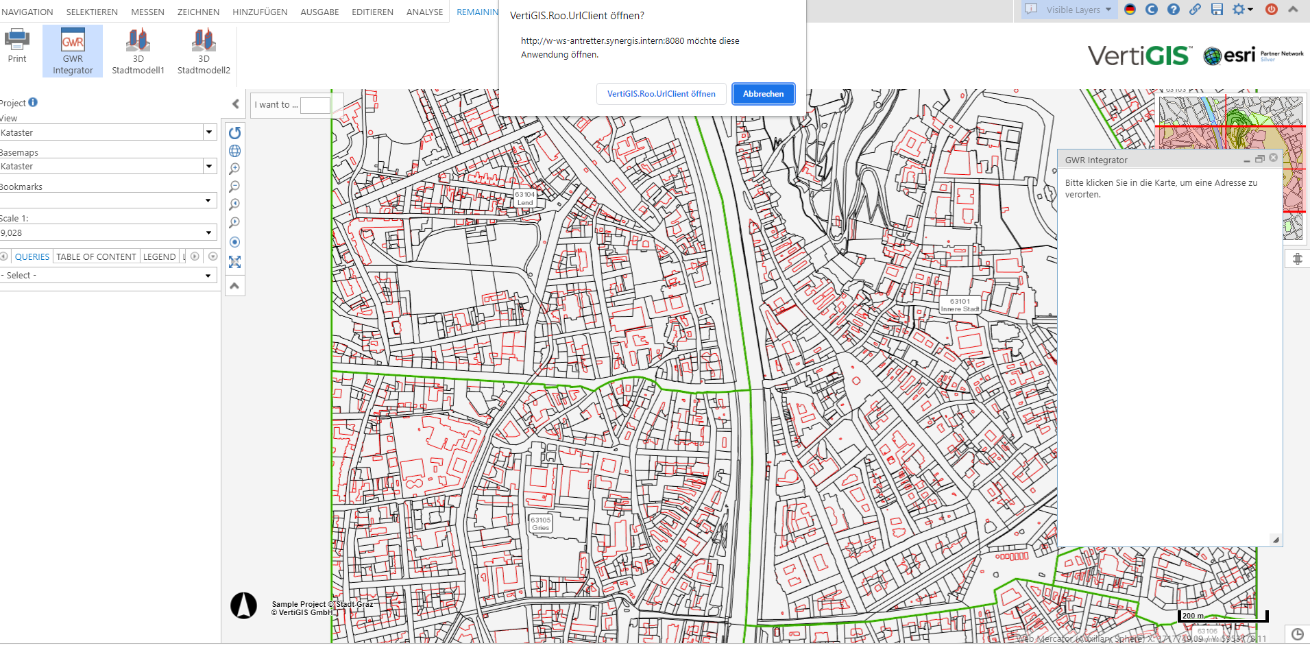 GWR integrator Custom Tool