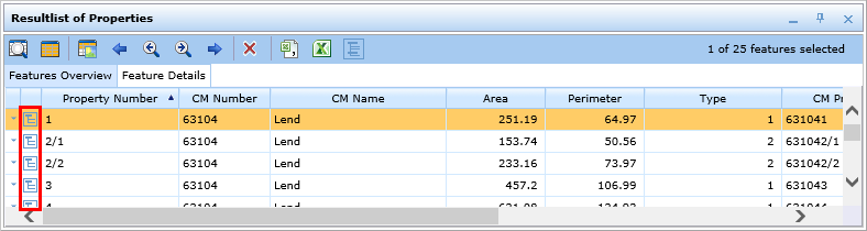 Display related data