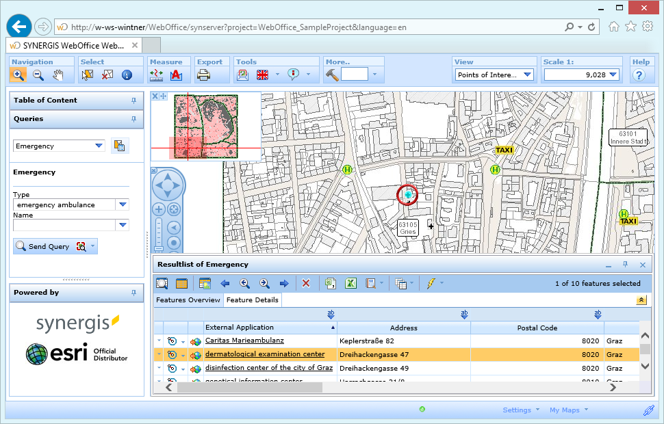 Dynamic selection display