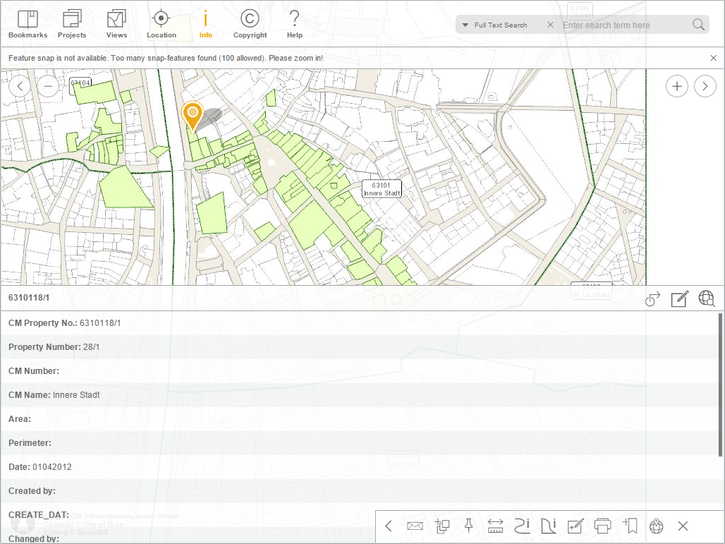 Assign feature tool in the WebOffice mobile client - tablet mode