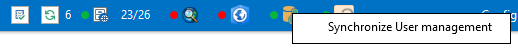 Synchronize User management Synchronize User management