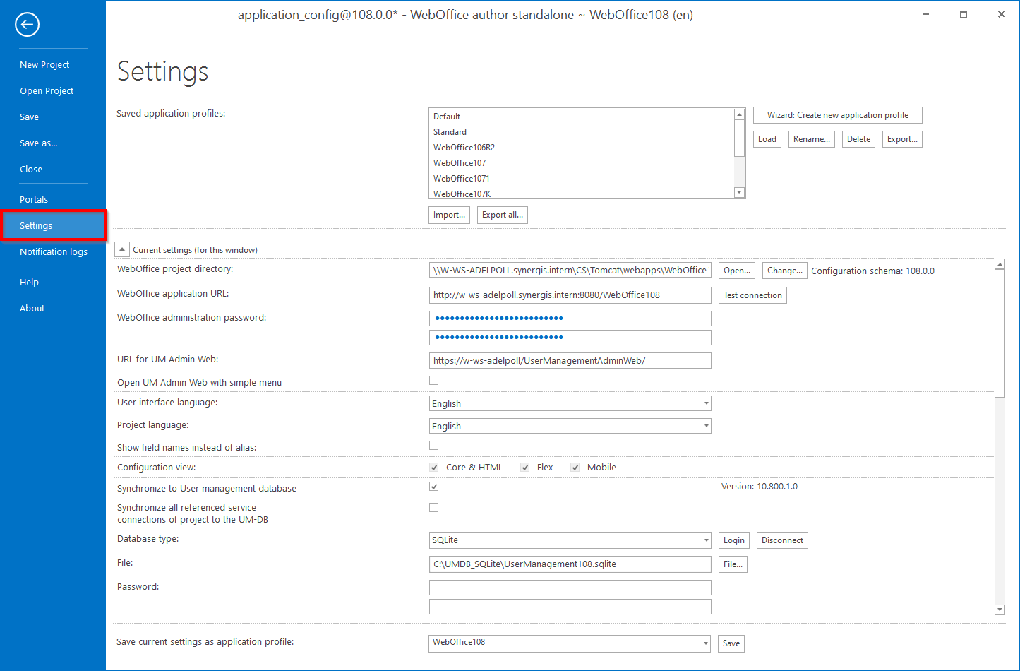 Configure WebOffice usermanagement synchronization in WebOffice author Basic Settings Configure WebOffice usermanagement synchronization in WebOffice author Basic Settings