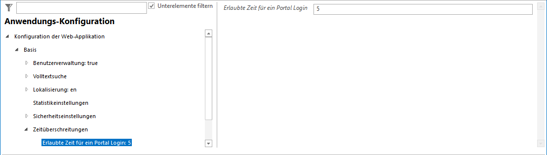 Portal login configuration Portal login configuration