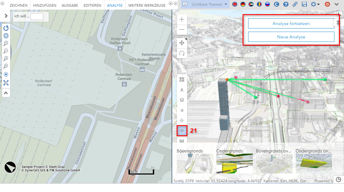 Sichtlinie Sichtlinie