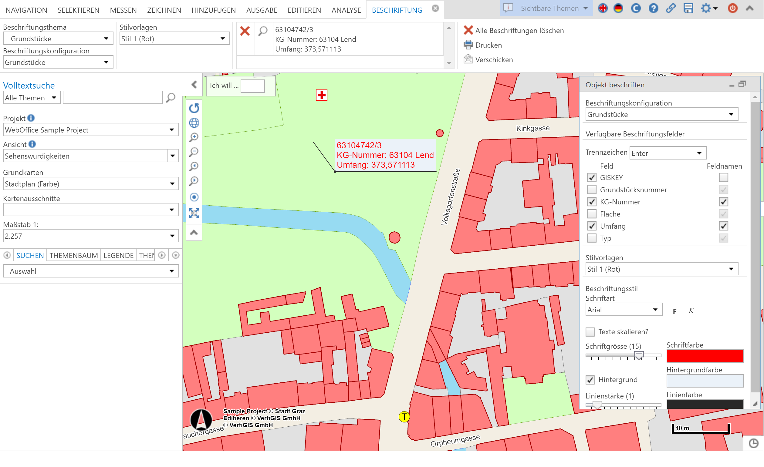 Freies Beschriften im WebOffice core Client Freies Beschriften im WebOffice core Client