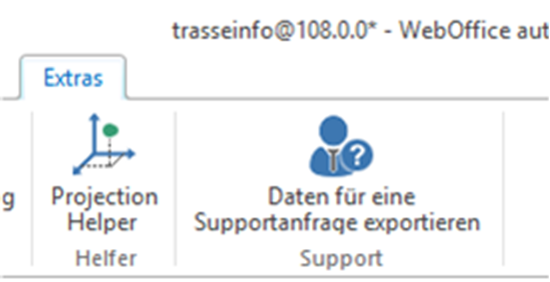 Daten für eine Supportanfrage exportieren Daten für eine Supportanfrage exportieren