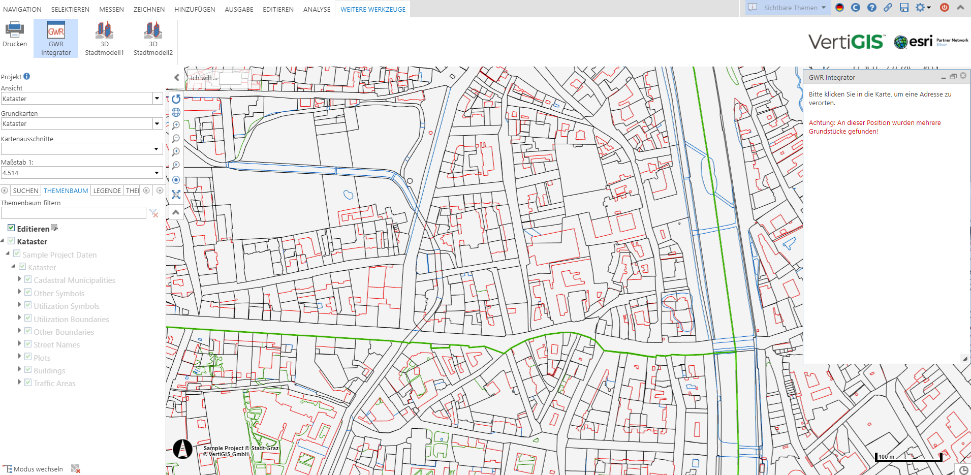 GWR-Integrator mit mehreren Grundstücken GWR-Integrator mit mehreren Grundstücken