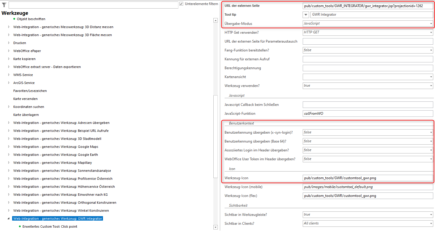 GWR-Integrator Web-Integration GWR-Integrator Web-Integration