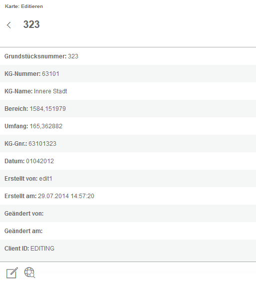 Werkzeug Objekt ändern im WebOffice mobile Client - Telefon Modus Werkzeug Objekt ändern im WebOffice mobile Client - Telefon Modus