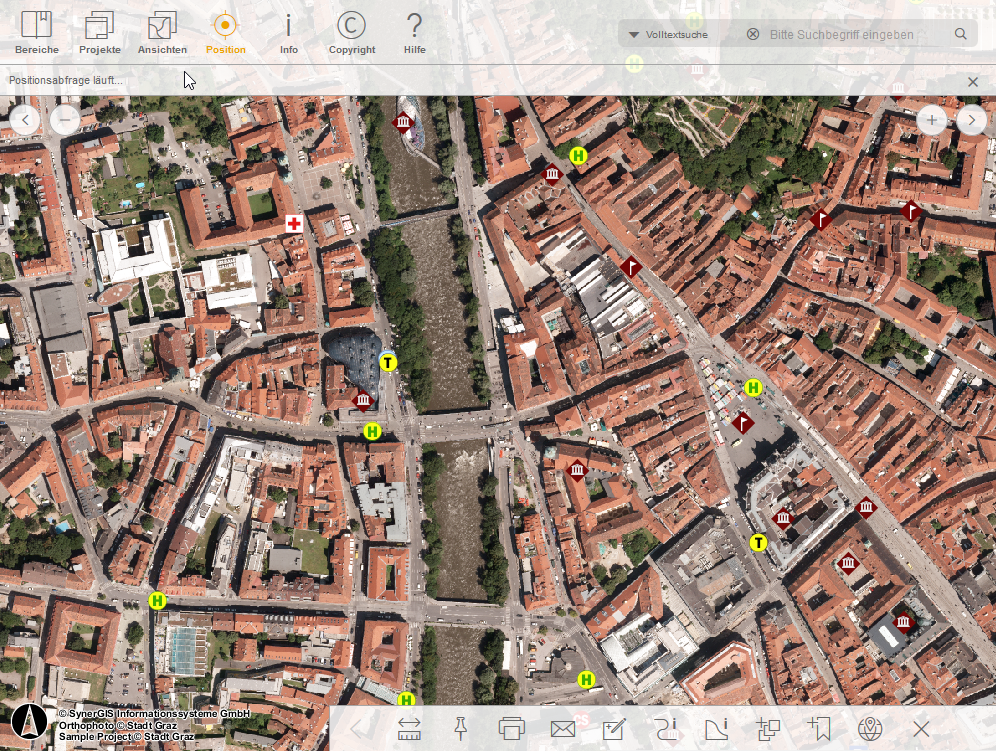 Zoom auf Position im WebOffice mobile Client Zoom auf Position im WebOffice mobile Client