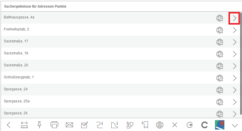 Aufrufen der Detailansicht zu einem Objekt aus der Objektübersicht im mobile Client Aufrufen der Detailansicht zu einem Objekt aus der Objektübersicht im mobile Client