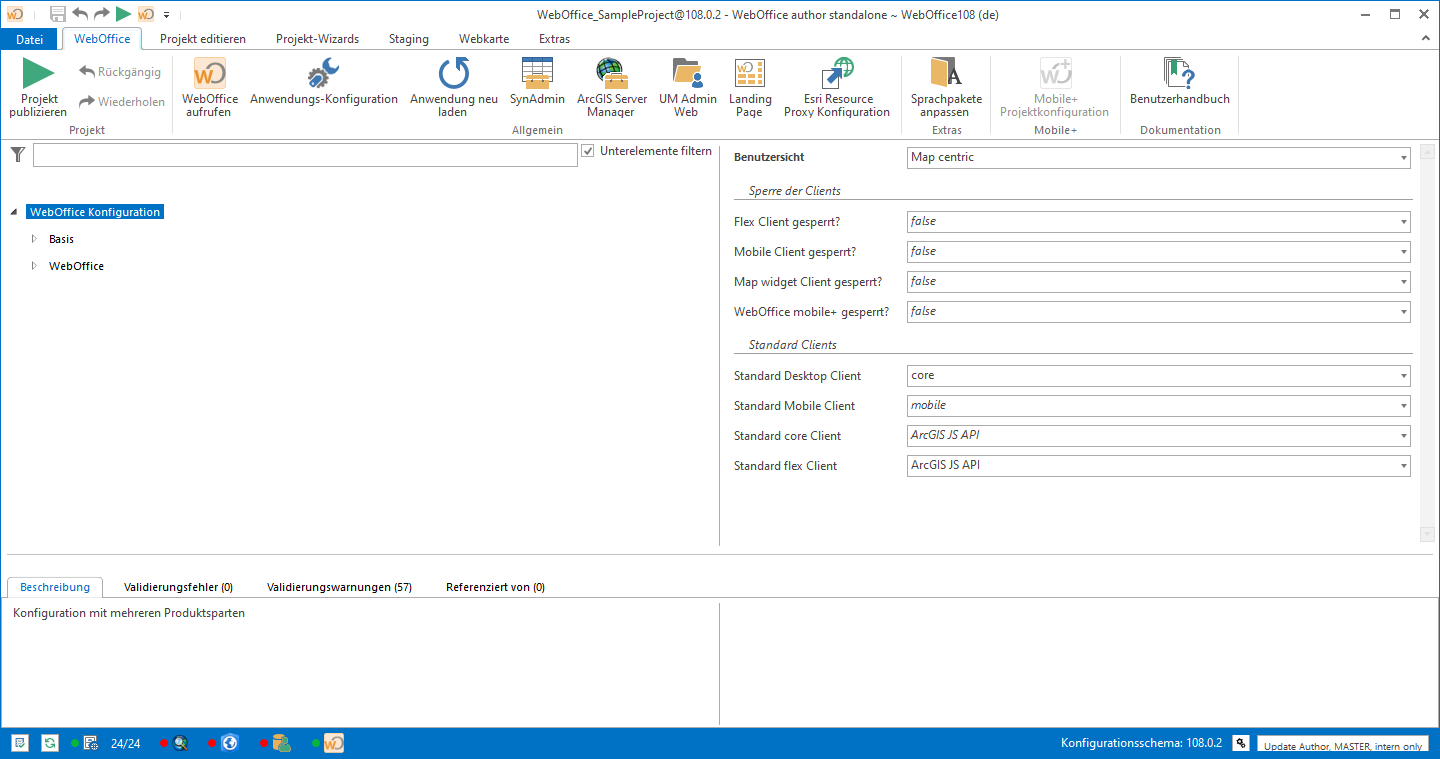 WebOffice author standalone - Startansicht WebOffice author standalone - Startansicht