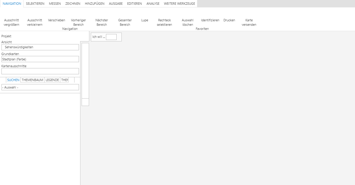 Fehlende Kartendarstellung Fehlende Kartendarstellung