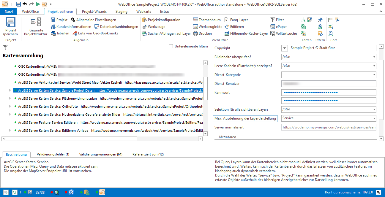 ArcGIS Server Feature-Service Konfiguration ArcGIS Server Feature-Service Konfiguration