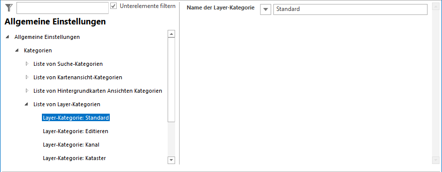 Konfiguration - Name der Layer-Kategorie Konfiguration - Name der Layer-Kategorie