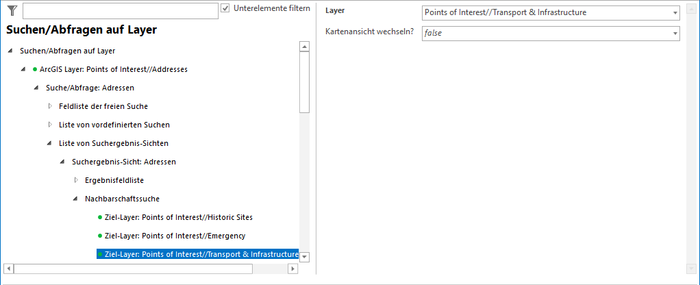 Ziel-Layer Konfiguration Ziel-Layer Konfiguration