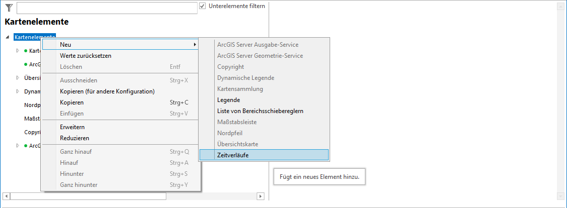 Zeitverläufe Konfiguration Zeitverläufe Konfiguration